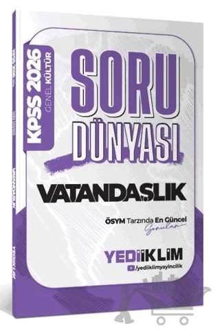 2026 Genel Kültür Vatandaşlık Soru Dünyası – Kollektif – Yediiklim Yayınları kitap kapağı