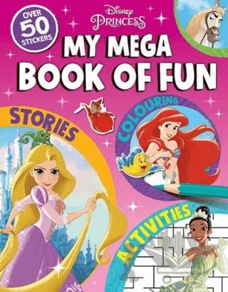 Disney Princess: My Mega Book of Fun – Kolektif – Autumn Publishing kitap kapağı