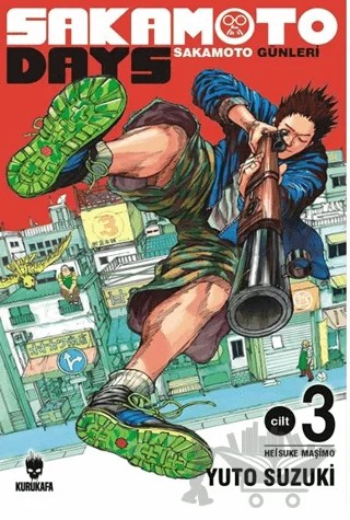 Sakamoto Days - Sakamoto Günleri 3 – Yuto Suzuki – Kurukafa Yayınevi kitap kapağı