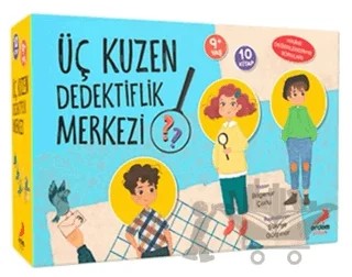 Üç Kuzen Dedektiflik Merkezi (10 Kitap Set) – Bilgenur Çorlu – Erdem Çocuk kitap kapağı