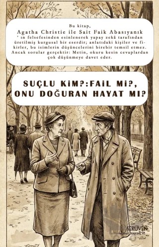 Suçlu Kim? Fail mi?, Onu Doğuran Hayat mı? – Agatha Christie, Sait Faik Abasıyanık – Serüven Yayınevi kitap kapağı