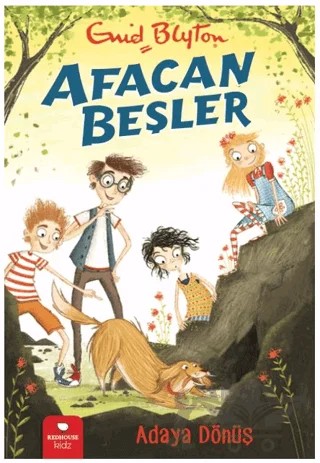 Afacan Beşler Adaya Dönüş – Enid Blyton – Redhouse Kidz Yayınları kitap kapağı