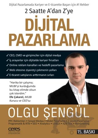 2 Saatte A’dan Z’ye Dijital Pazarlama – Olgu Şengül – Ceres Yayınları kitap kapağı