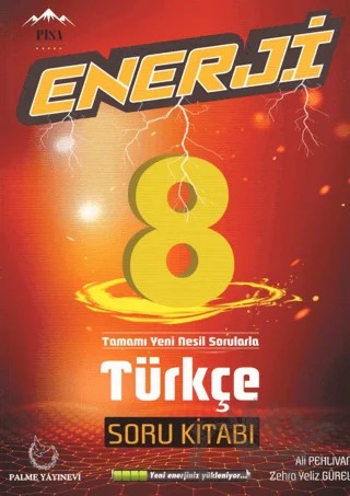 Palme 8. Sınıf Enerji Türkçe Soru Kitabı – Kolektif – Palme Yayınları kitap kapağı