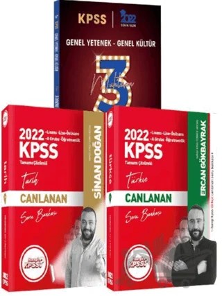 2022 Hangi KPSS Tarih Türkçe Soru Bankası - Yargı Genel Yetenek Genel Kültür Muhteşem 3 Deneme KPSS Seti 18 – Kolektif – Hangi KPSS Yayınları kitap kapağı