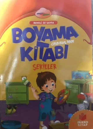 Boyama Kitabı: Şekiller – Kolektif – Mikro Kitap kitap kapağı