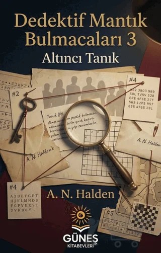 Dedektif Mantık Bulmacaları 3 – A. N. Halden – Güneş Kitabevleri Yayınları kitap kapağı
