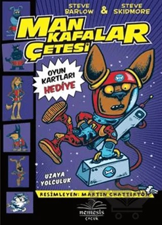 Mankafalar Çetesi - Uzaya Yolculuk – Steve Barlow, Steve Skidmore – Nemesis Kitap kitap kapağı