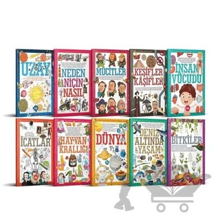 İlk Bilgilerim Kütüphanesi (10 Kitap Takım) – Kolektif – Mor Kelebek kitap kapağı