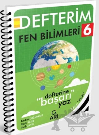 6. Sınıf Fen Bilimleri Defterim – Kolektif – Arı Yayıncılık kitap kapağı