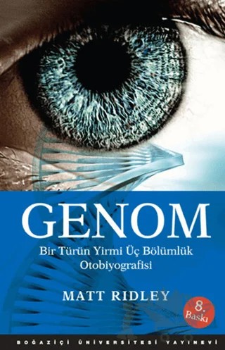 Genom – Matt Ridley – Boğaziçi Üniversitesi Yayınevi kitap kapağı