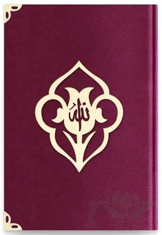 Hafız Boy Kadife Kuran-ı Kerim (Mürdüm Mor, Güllü, Yaldızlı) - 1017 Mürdüm Mor – Kolektif – Hayrat Neşriyat kitap kapağı