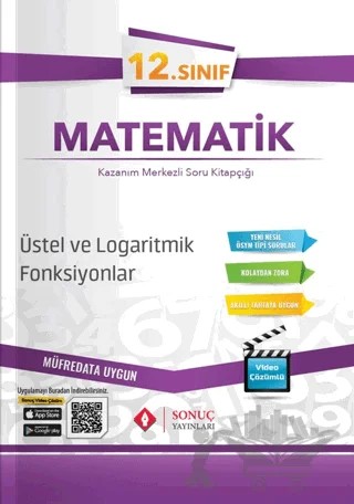 12. Sınıf Üstel ve Logaritmik Fonksiyonlar – Kolektif – Sonuç Yayınları kitap kapağı