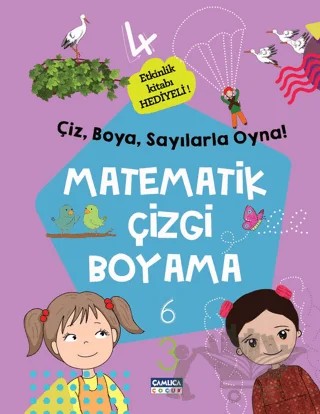 Matematik Çizgi Boyama – Kolektif – Çamlıca Çocuk Yayınları kitap kapağı