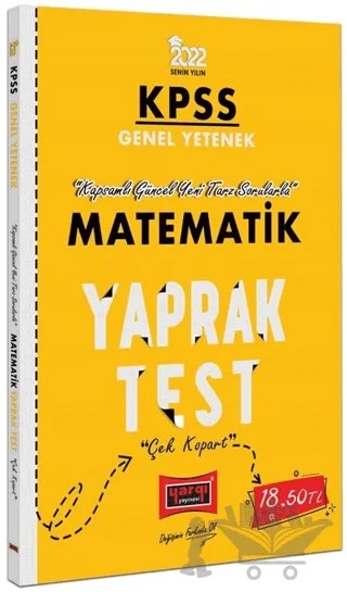 2022 KPSS Matematik Yaprak Test Çek Kopart – Kolektif – Yargı Yayınevi kitap kapağı