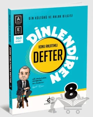 8. Sınıf Din Kültürü ve Ahlak Bilgisi Dinlendiren Defter – Kolektif – Eker Test Yayınları kitap kapağı