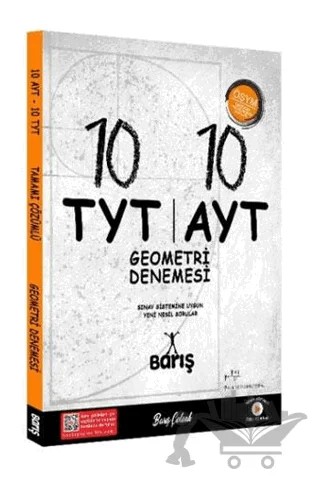 10X10 TYT AYT Geometri Denemesi – Barış Çelenk – Yazarın Kendi Yayını - Barış Çelenk kitap kapağı
