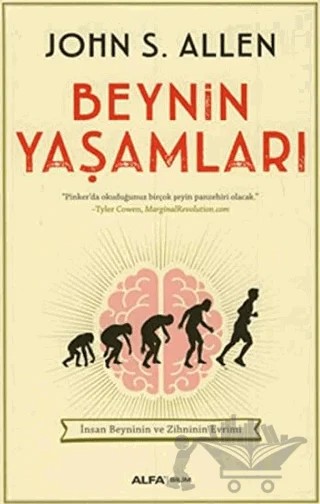 Beynin Yaşamları – John S. Allen – Alfa Yayınları kitap kapağı