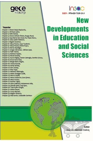 New Developments in Education and Social Sciences – Mehmet Dalkılıç – Gece Kitaplığı kitap kapağı