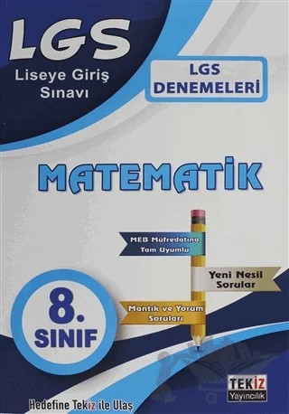 LGS Matematik Demesi 8. Sınıf – Kolektif – Tekiz Yayıncılık kitap kapağı