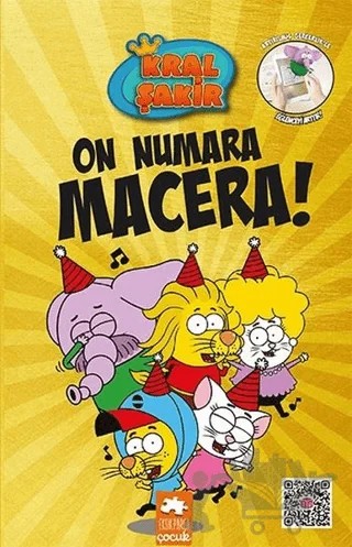 On Numara Macera! - Kral Şakir 10 – Varol Yaşaroğlu – Eksik Parça Yayınları kitap kapağı
