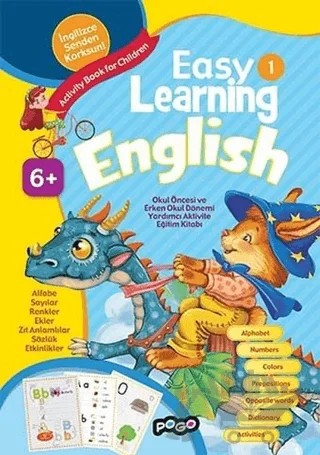 Easy Learning English 1 – Kolektif – Pogo Çocuk kitap kapağı