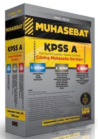 2019 Muhasebat KPSS A Muhasebe Çıkmış Sınav Soruları Tamamı Çözümlü – İsmail Keleş – Savaş Yayınevi kitap kapağı