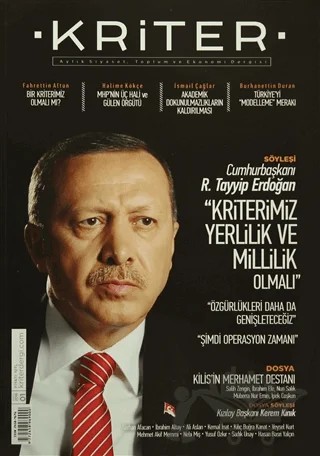 Kriter Aylık Siyaset Toplum ve Ekonomi Dergisi Sayı: 1 / Mayıs 2016 – Kriter Aylık Siyaset Toplum ve Ekonomi Dergisi Yayınları kitap kapağı