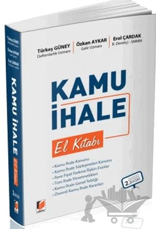 Kamu İhale El Kitabı – Özkan Aykar, Türkeş Güney, Erol Çardak – Adalet Yayınevi kitap kapağı