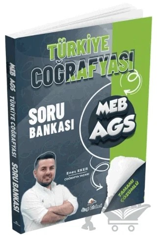 2026 MEB-AGS Türkiye Coğrafyası Soru Bankası Çözümlü – Enes Eker – Dizgi Kitap kitap kapağı