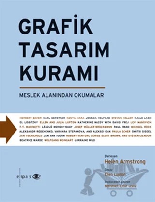 Grafik Tasarım Kuramı – Helen Armstrong – Espas Kuram Sanat Yayınları kitap kapağı