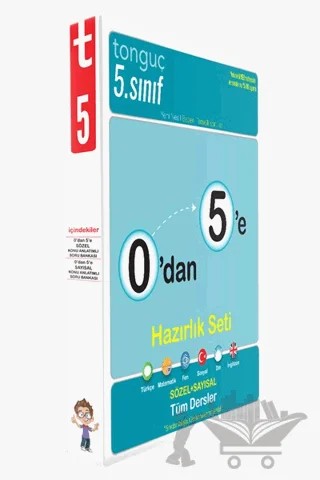 0'dan 5'e Konu Anlatımlı Soru Bankası Seti – Kolektif – Tonguç Akademi kitap kapağı