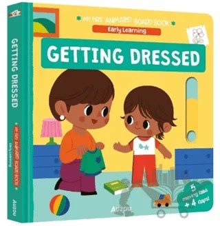 Getting Dressed - My First Animated Board Book – Kolektif – Auzou Books kitap kapağı