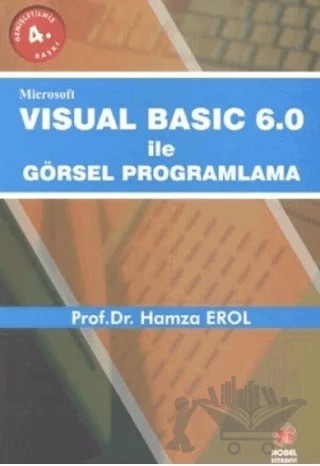 Microsoft Visual Basic 6.0 ile Görsel Programlama – Hamza Erol – Adana Nobel Kitabevi kitap kapağı