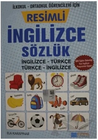 Resimli İngilizce Sözlük – Ela Karapınar – Evrensel İletişim Yayınları kitap kapağı
