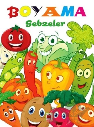 Boyama - Sebzeler – Kolektif – Elips Kitap kitap kapağı