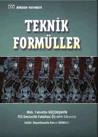 Teknik Formüller – Fahrettin Küçükşahin – Birsen Yayınevi kitap kapağı