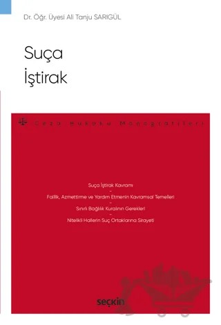 Suça İştirak – Ali Tanju Sarıgül – Seçkin Yayıncılık kitap kapağı