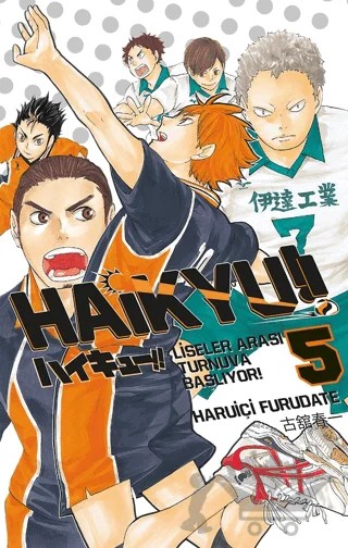 Haikyu !! 5 – Haruiçi Furudate – Gerekli Şeyler Yayıncılık kitap kapağı