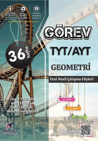 Armada Görev TYT AYT Geometri Yeni Nesil Çalışma Föyleri – Özgür Tazecan, Barış Tazecan, Halil Birişik, Mehmet Garip Bayat – Armada Yayınları kitap kapağı
