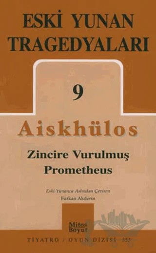 Eski Yunan Tragedyaları 9 – Aiskhylos – Mitos Boyut Yayınları kitap kapağı