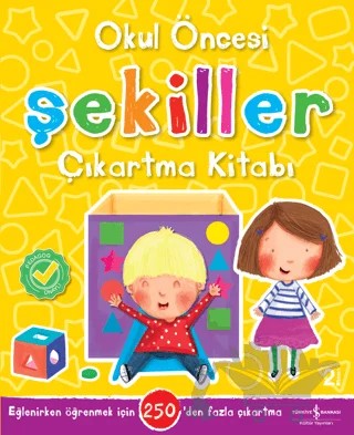 Okul Öncesi Şekiller Çıkartma Kitabı – Kolektif – İş Bankası Kültür Yayınları kitap kapağı