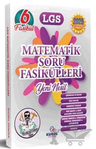 2025 8.Sınıf LGS Matematik Soru Fasikülleri Seti – Kolektif – Kurul Yayıncılık kitap kapağı