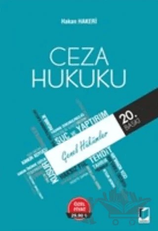 Ceza Hukuku Genel Hükümlülükler – Hakan Hakeri – Adalet Yayınevi kitap kapağı