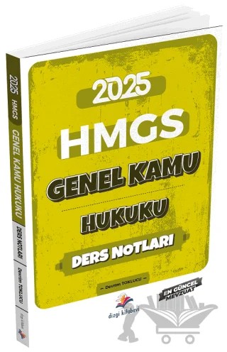 2025 HMGS Genel Kamu Hukuku Ders Notları – Devrim Toklucu – Dizgi Kitap kitap kapağı