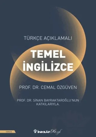 Türkçe Açıklamalı Temel İngilizce – Cemal Özgüven – İnkılap Kitabevi kitap kapağı