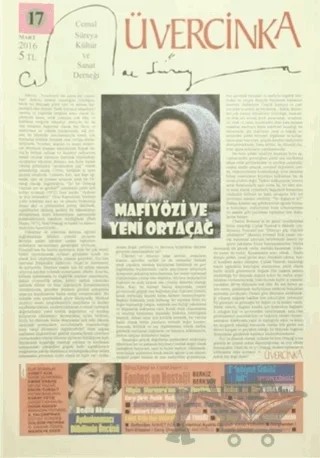 Üvercinka Dergisi Sayı: 17 Mart 2016 – Üvercinka Dergisi kitap kapağı