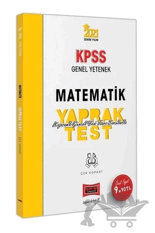 2021 KPSS Genel Yetenek Matematik Çek Kopart Yaprak Test – Kolektif – Yargı Yayınevi kitap kapağı