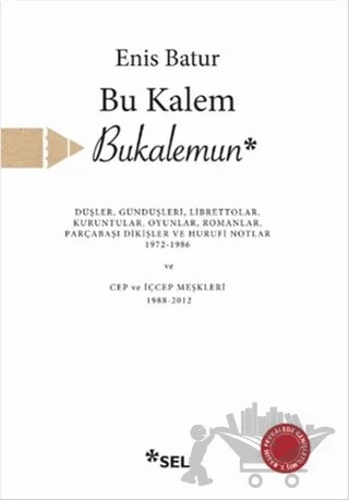 Bu Kalem Bukalemun – Enis Batur – Sel Yayıncılık kitap kapağı