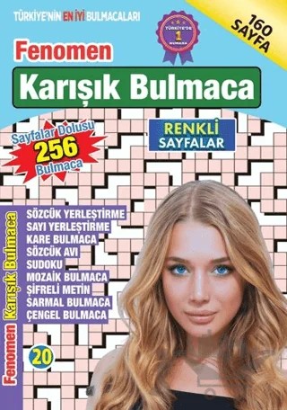 Fenomen Karışık Bulmaca 20 – Bertan Kodamanoğlu – Maxi Yayıncılık kitap kapağı